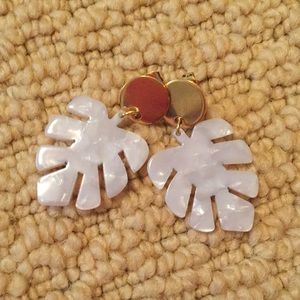 Palm Leaf Earrings
